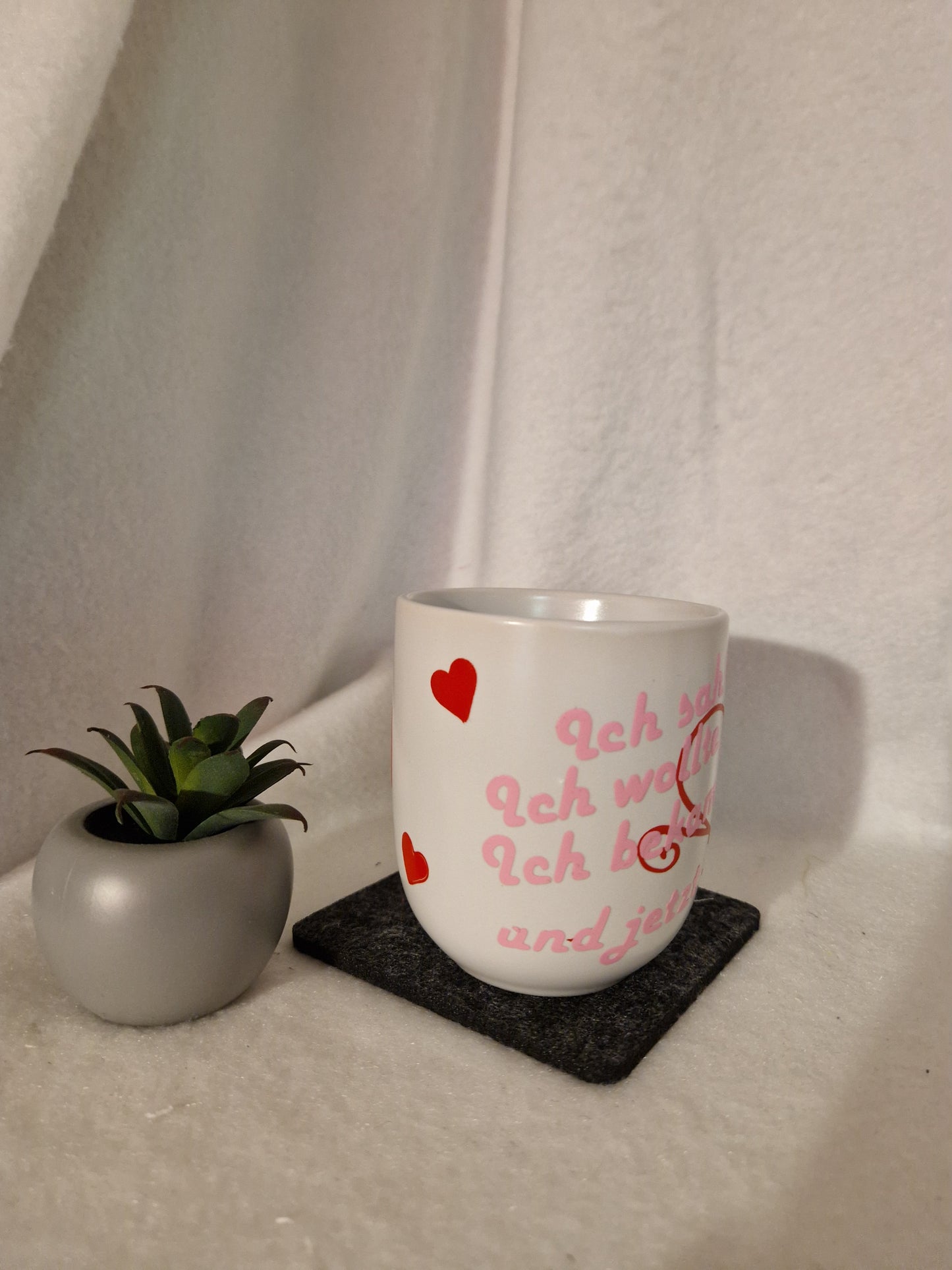 Tasse "Ich sah Dich ..."