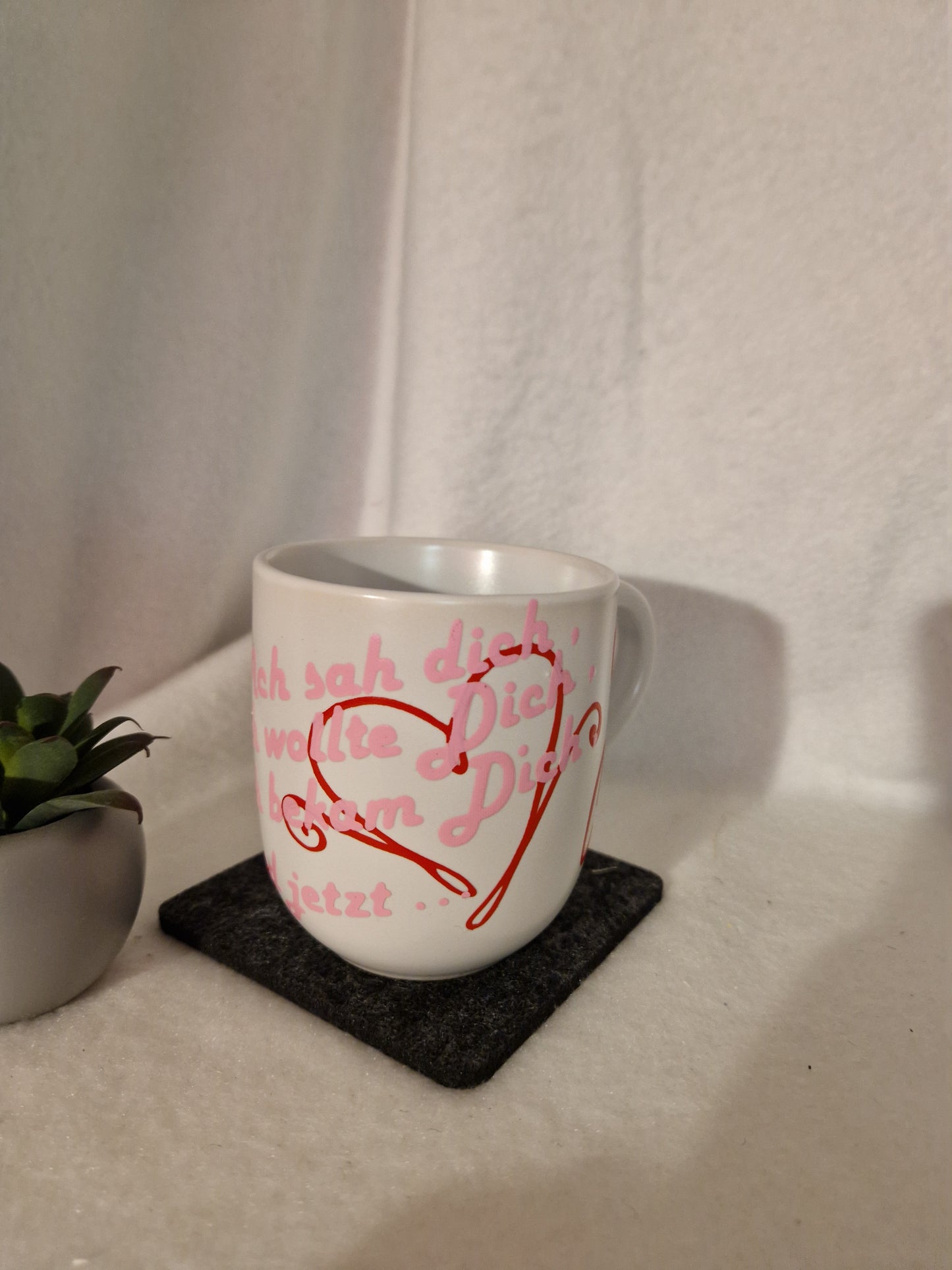 Tasse "Ich sah Dich ..."