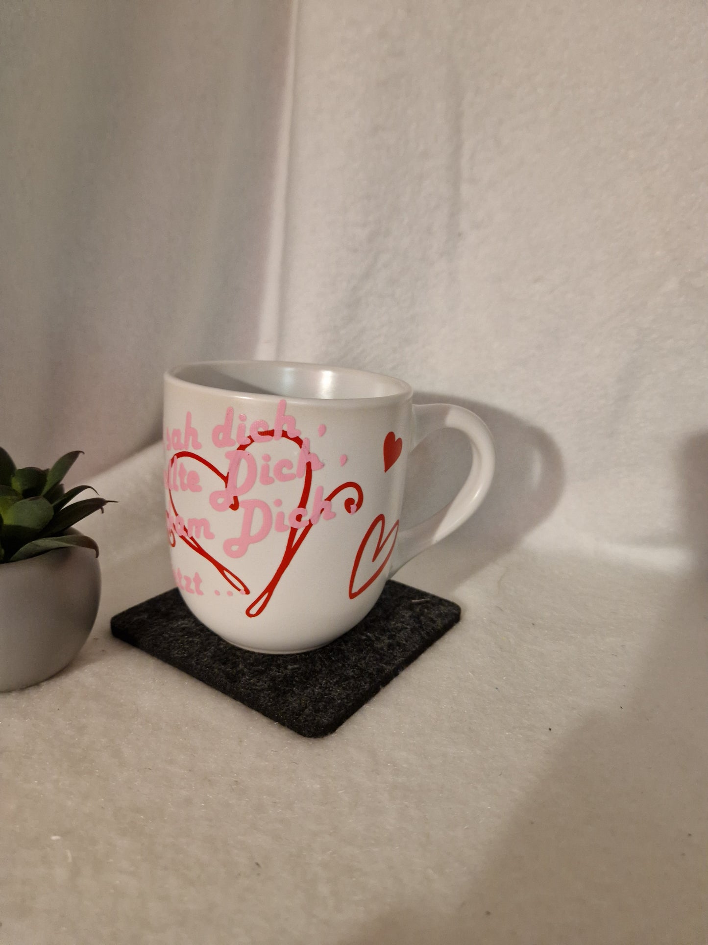 Tasse "Ich sah Dich ..."