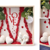 LOVE Dekobox – handgefertigte Raysin & Holz Liebesdekoration