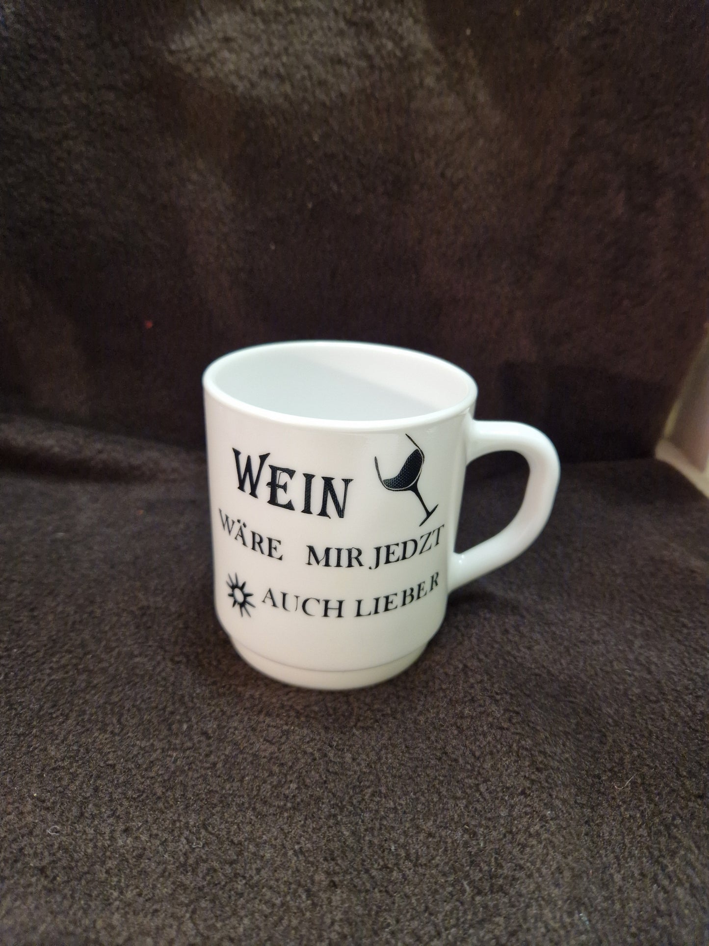 Tasse "Wein wäre mir jetzt auch lieber"