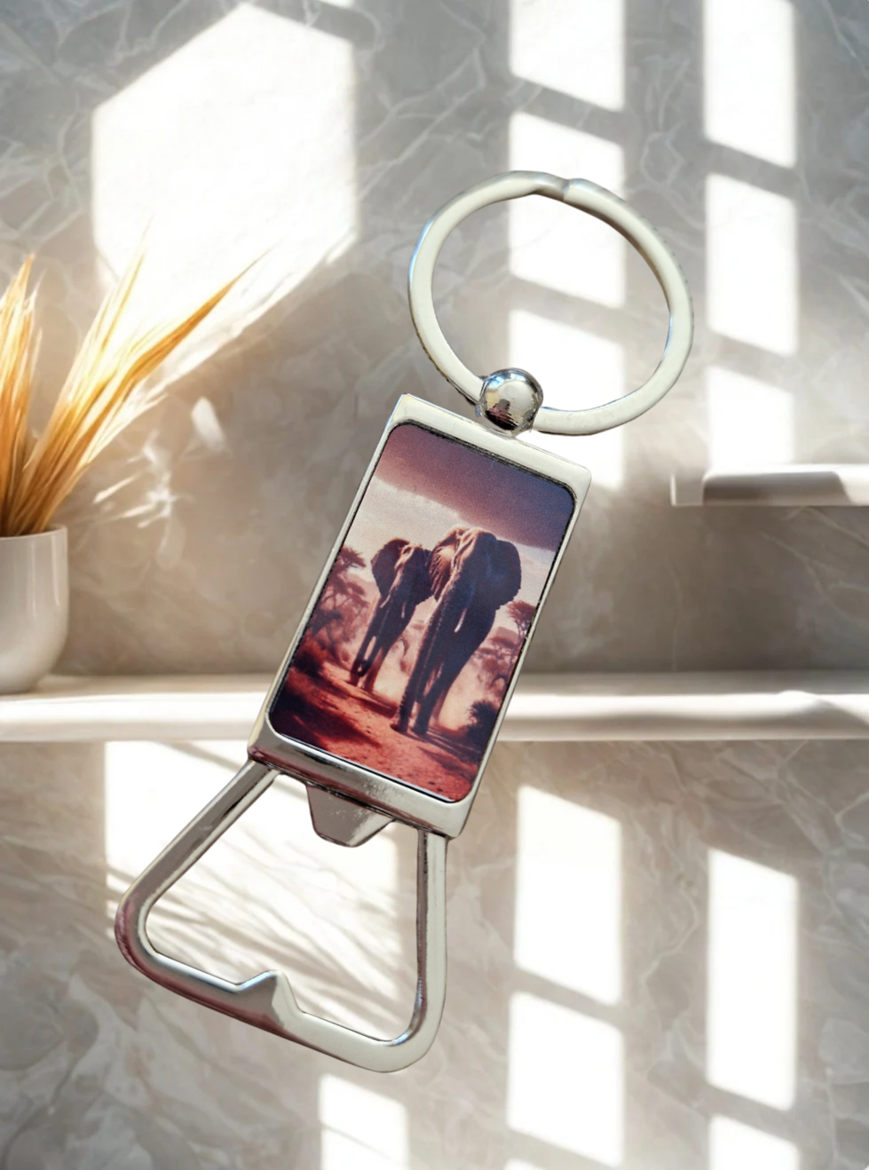 Schlüsselanhänger mit Flaschenöffner