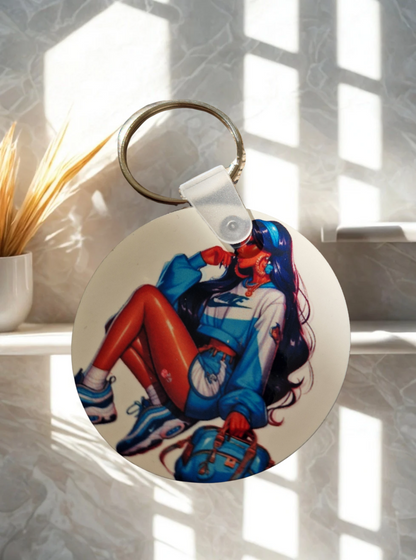 Schlüsselanhänger aus Holz