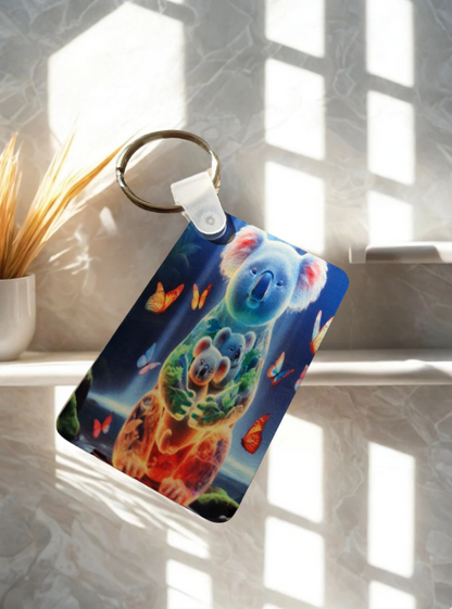 Schlüsselanhänger aus Holz