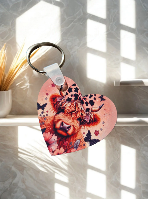 Schlüsselanhänger in Herzform