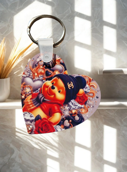 Schlüsselanhänger in Herzform