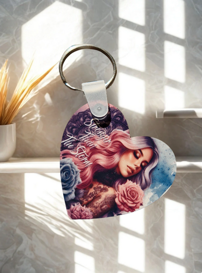 Schlüsselanhänger in Herzform