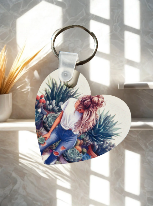 Schlüsselanhänger in Herzform