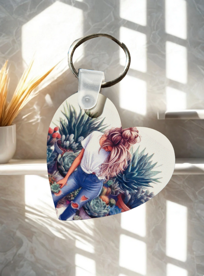 Schlüsselanhänger in Herzform