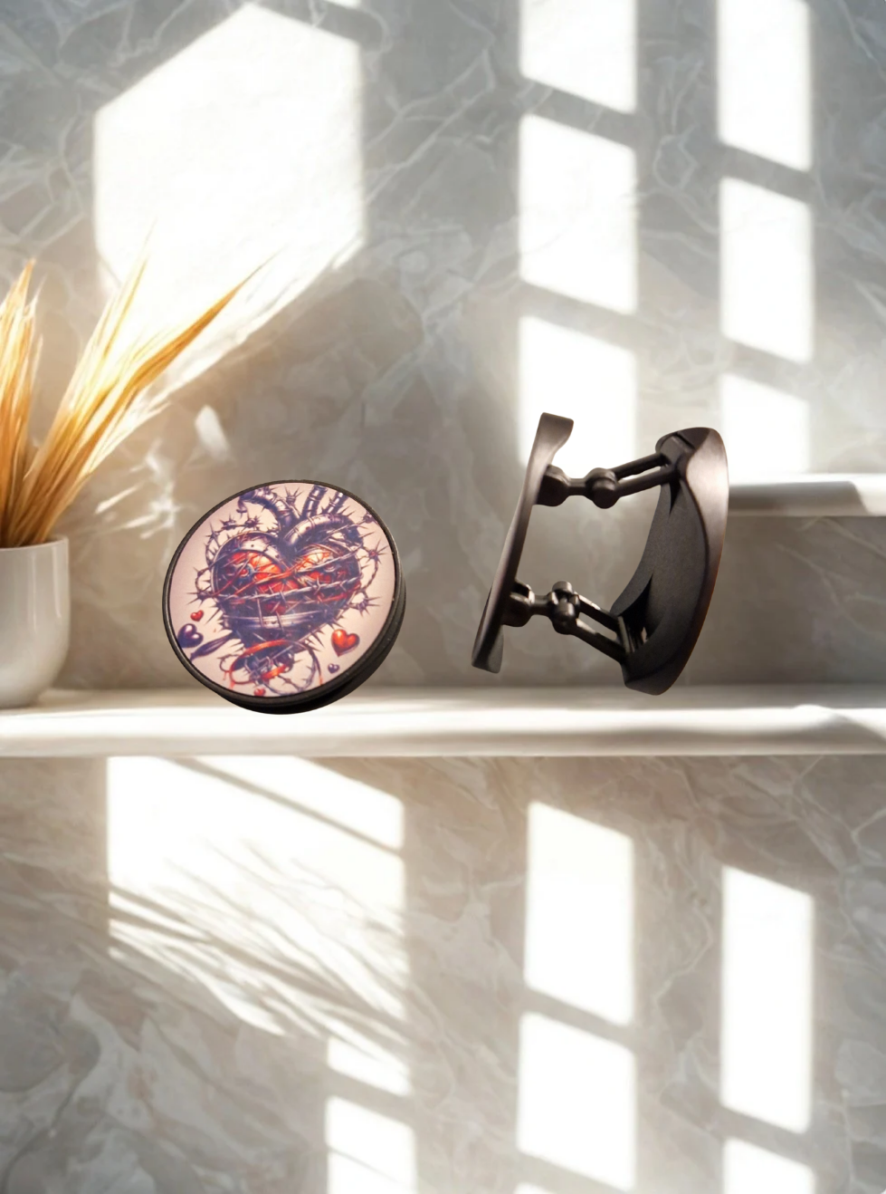 Popsockets / Pop-Up in schwarz