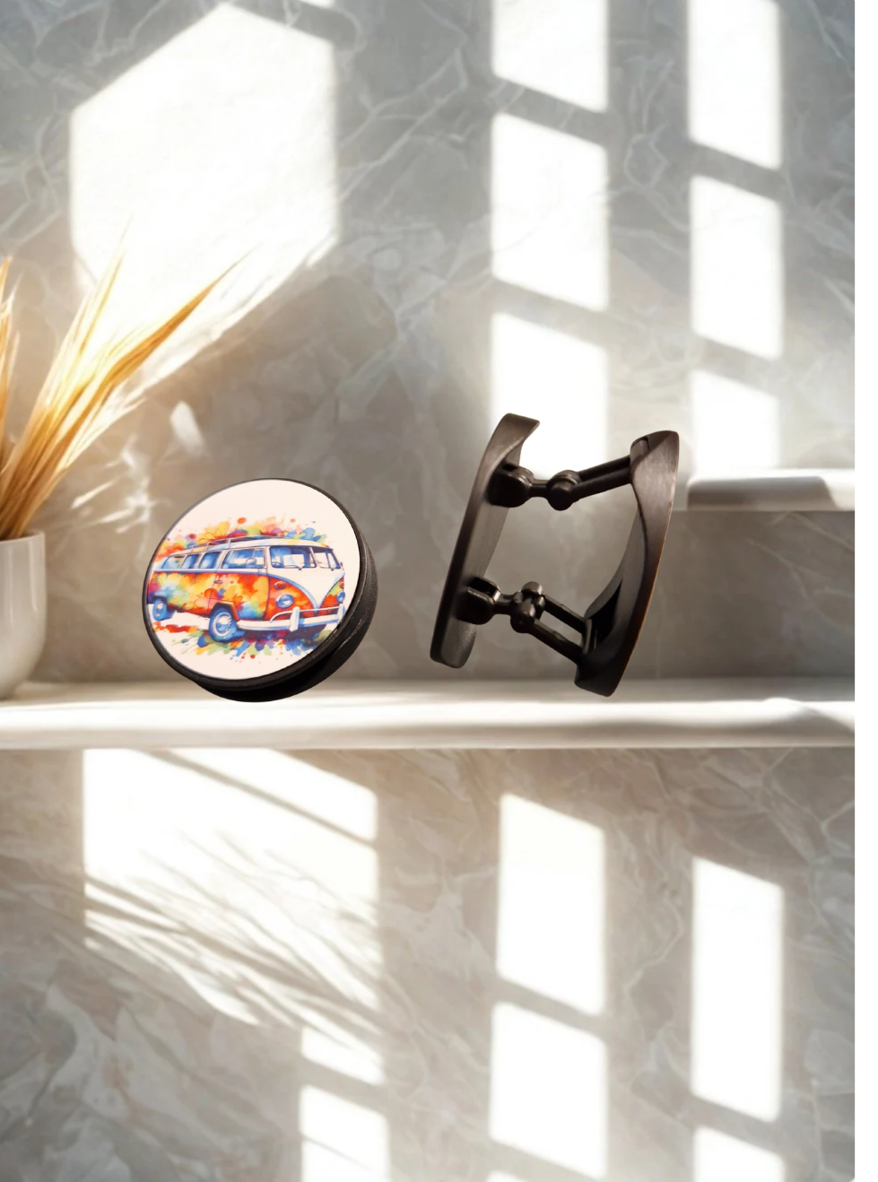 Popsockets / Pop-Up in schwarz