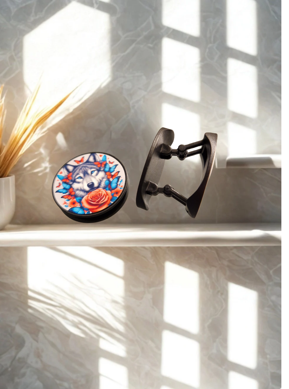 Popsockets / Pop-Up in schwarz