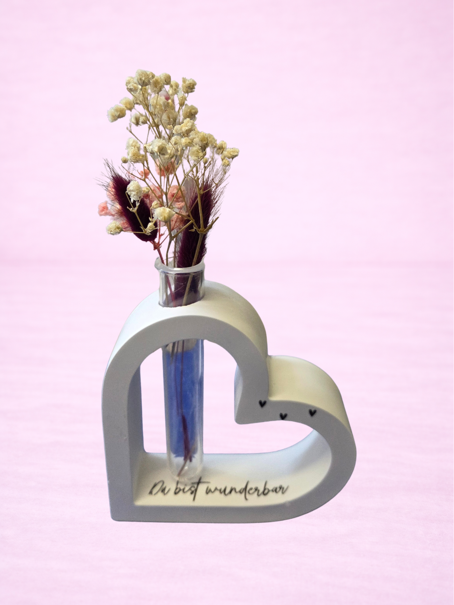 ❤️ Handgemachte Herzstück Vase – liebevolle Deko für dein Zuhause