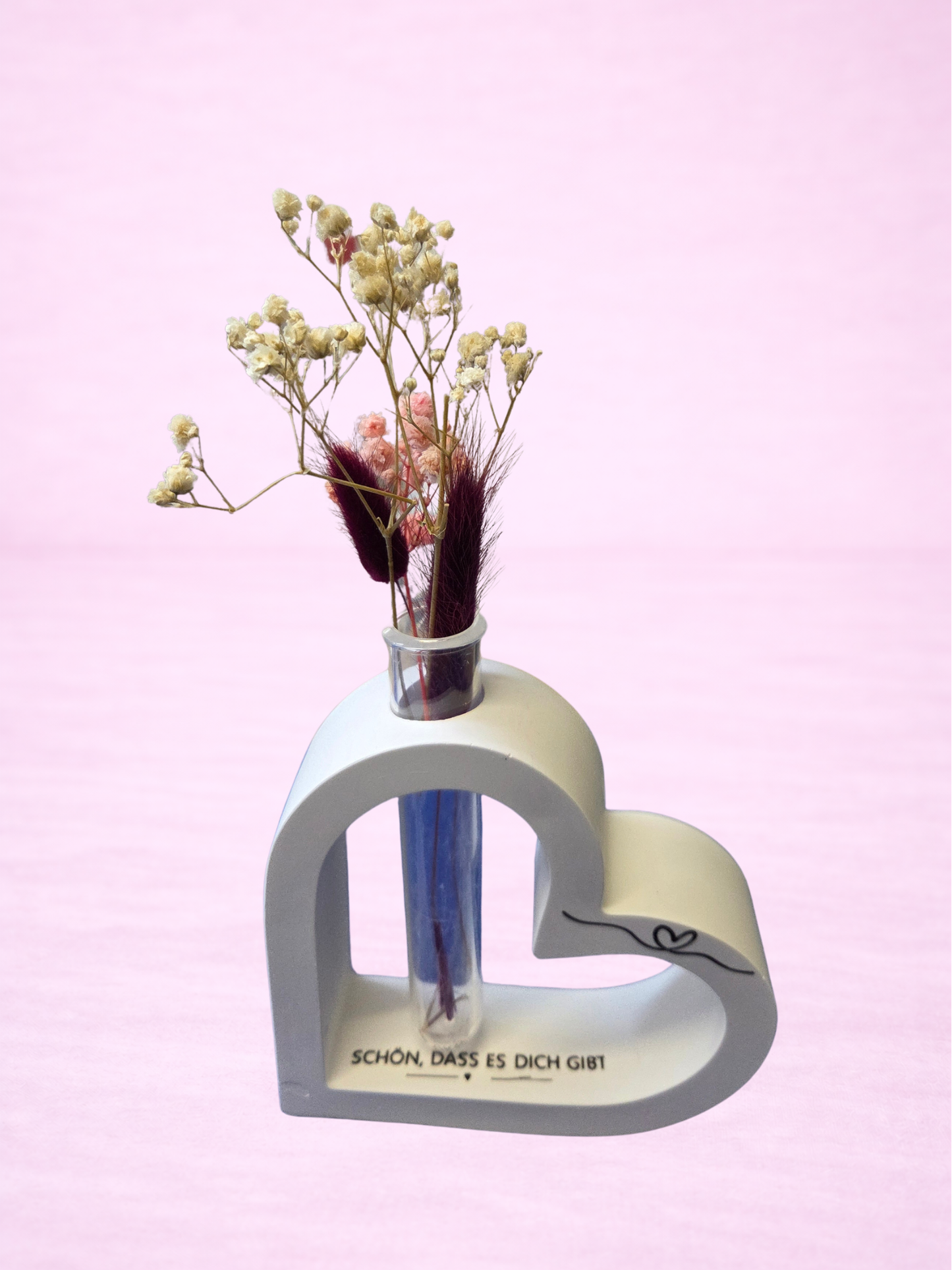 ❤️ Handgemachte Herzstück Vase – liebevolle Deko für dein Zuhause