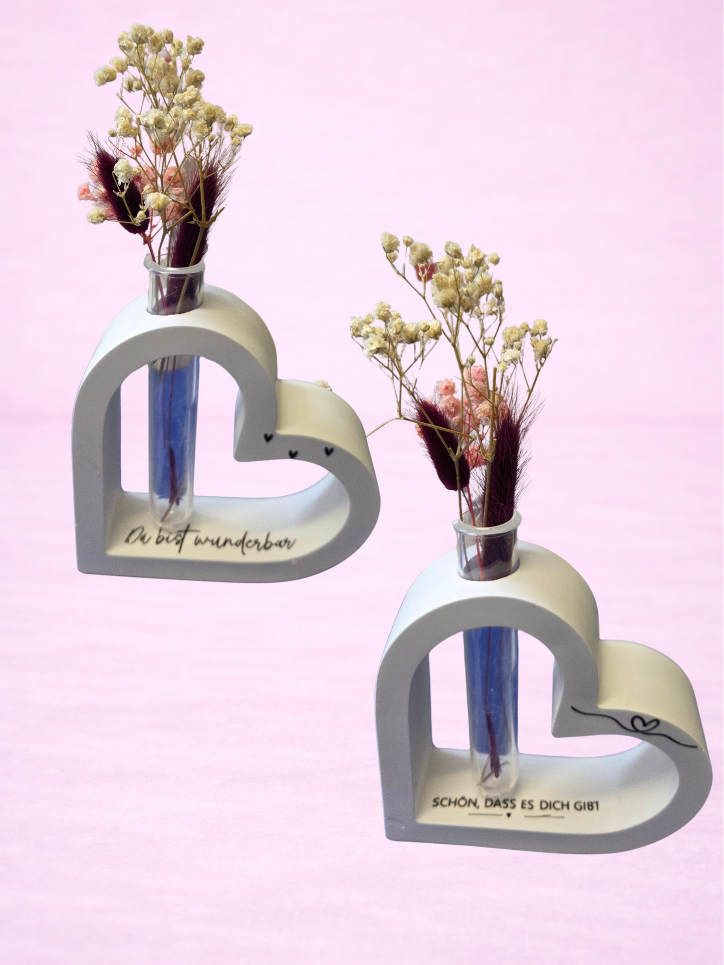 ❤️ Handgemachte Herzstück Vase – liebevolle Deko für dein Zuhause