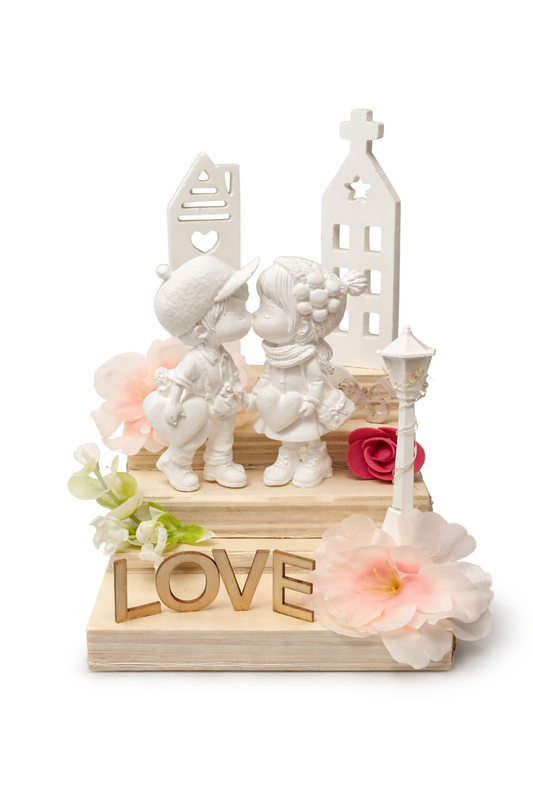 „Kuschel-Momente – Liebespaar Dekofigur“
