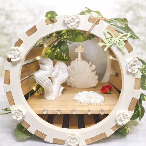 Herzring Romantik – beleuchtete Raysin-Dekoration